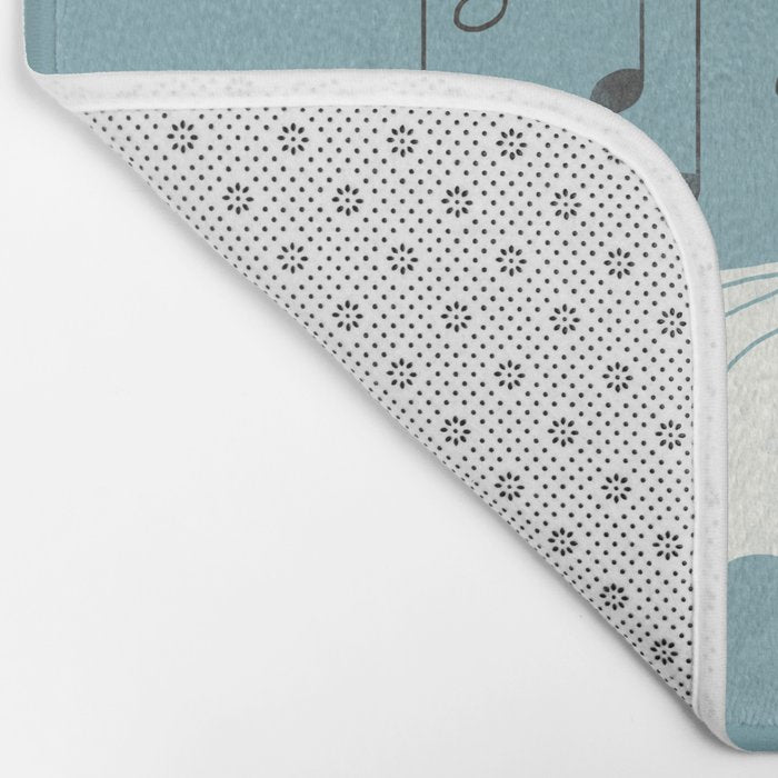 Singing in the rain Bath Mat Gallery Image 2
