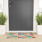 Charming Bow Pattern: A Colorful and Whimsical Design Welcome Mat Gallery Image 3