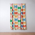 Charming Bow Pattern: A Colorful and Whimsical Design Window Curtain Gallery Image 3