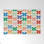 Charming Bow Pattern: A Colorful and Whimsical Design Welcome Mat Gallery Image 1
