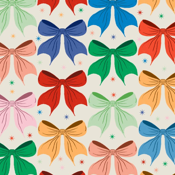 Charming Bow Pattern: A Colorful and Whimsical Design Coffee Mug Gallery Image 2