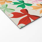 Charming Bow Pattern: A Colorful and Whimsical Design Welcome Mat Gallery Image 2
