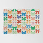Charming Bow Pattern: A Colorful and Whimsical Design Rug Gallery Image 2