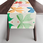Charming Bow Pattern: A Colorful and Whimsical Design Table Runner Gallery Image 1