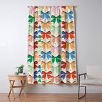 Charming Bow Pattern: A Colorful and Whimsical Design Window Curtain Gallery Image 5