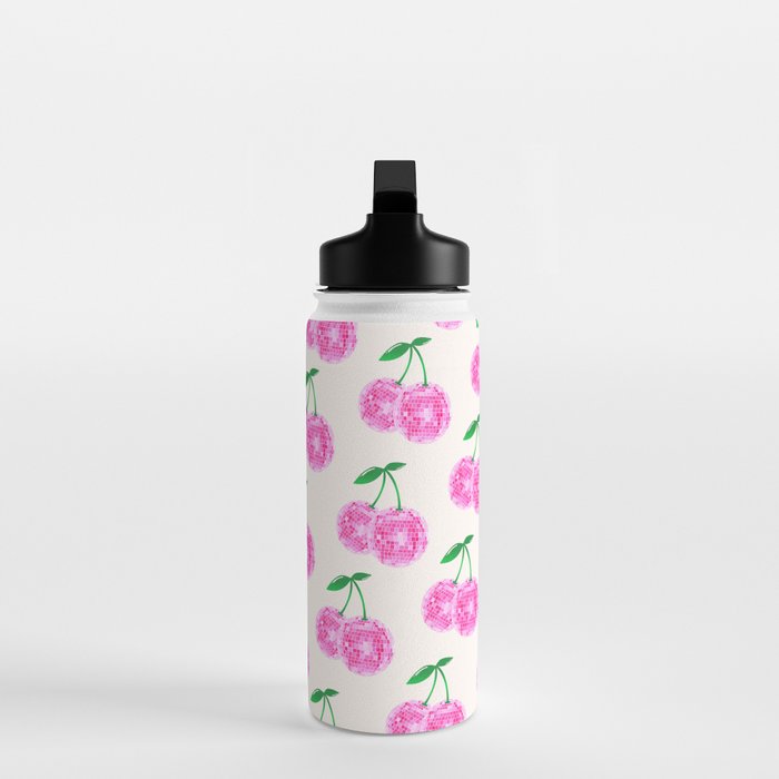 Disco Ball Cherries Water Bottle Gallery Image 3