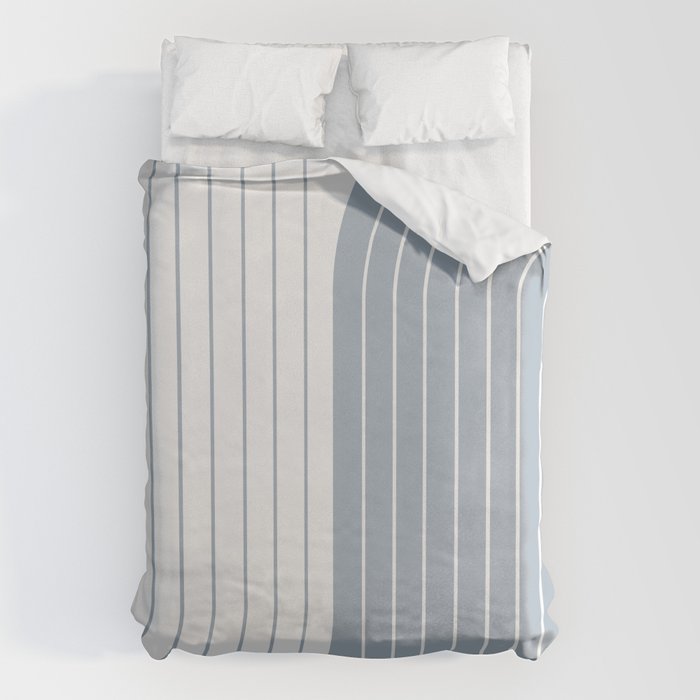 Two Tone Line Curvature LXVI Duvet Cover Gallery Image 6
