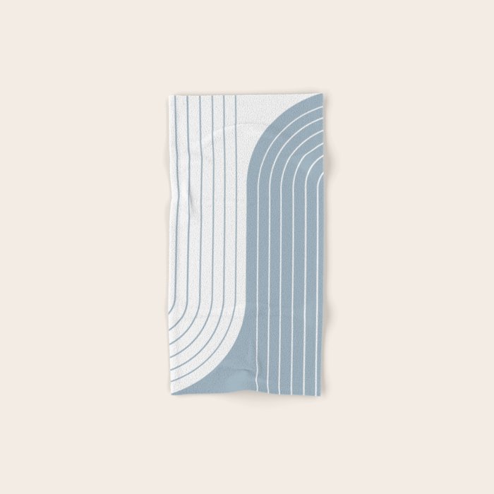 Two Tone Line Curvature LXVI Bath Towel Gallery Image 1