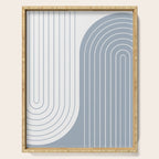 Two Tone Line Curvature LXVI Serving Tray Gallery Image 1