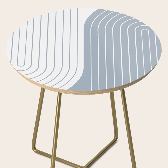 Two Tone Line Curvature LXVI Side Table Gallery Image 2