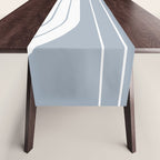 Two Tone Line Curvature LXVI Table Runner Gallery Image 1