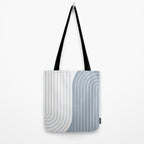 Two Tone Line Curvature LXVI Tote Bag Gallery Image 2