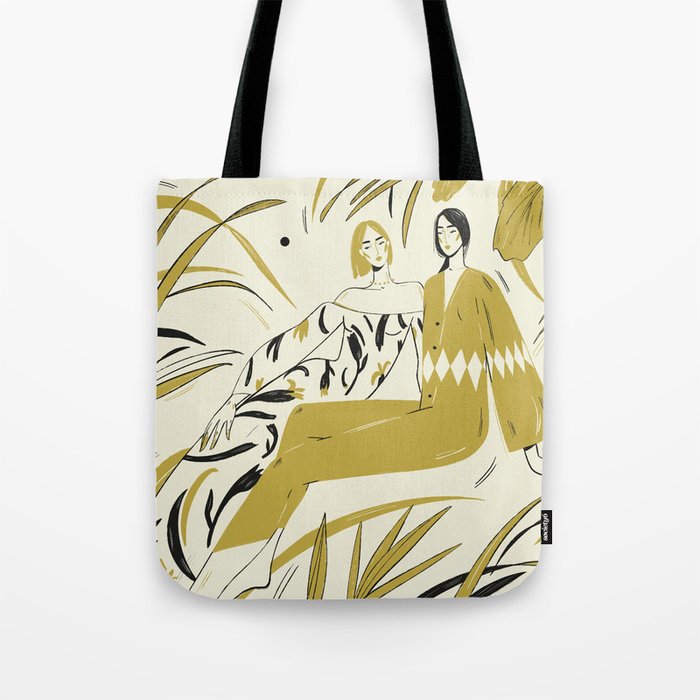 two girl  Tote Bag Gallery Image 1