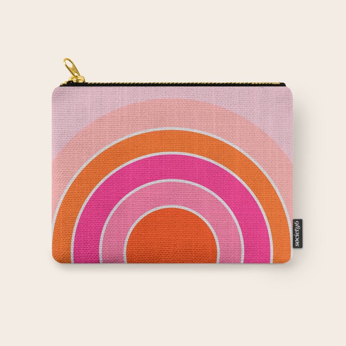 Rainbow sunset Carry All Pouch Gallery Image 1