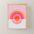 Rainbow sunset Mini Art Print Gallery Image 1