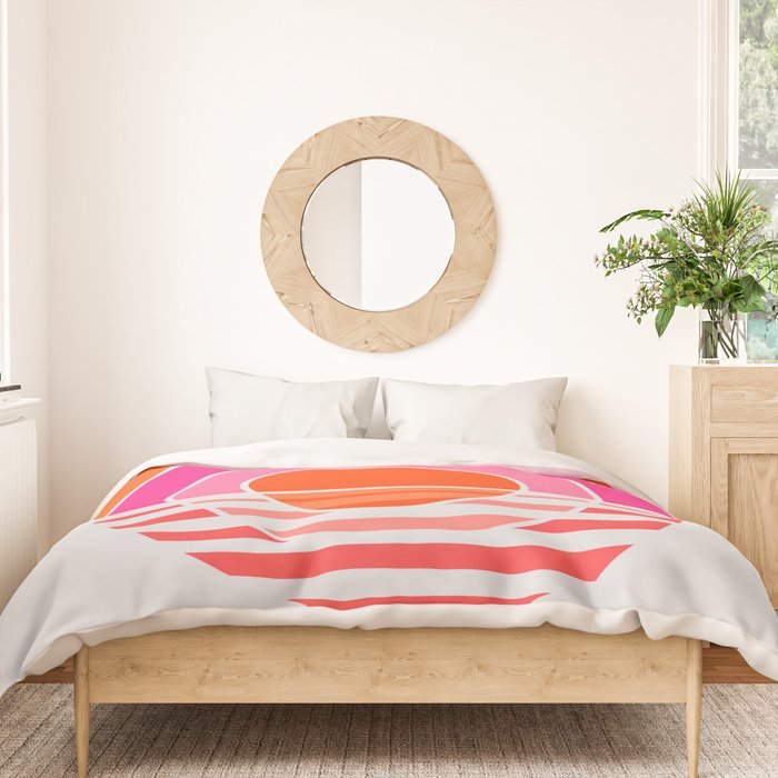 Rainbow sunset Duvet Cover Gallery Image 3