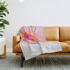 Rainbow sunset Throw Blanket Gallery Image 1