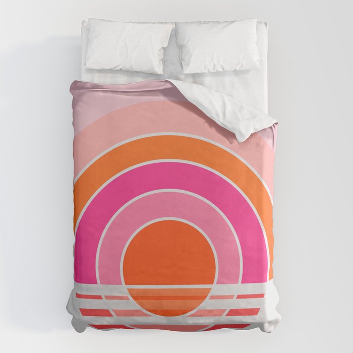 Rainbow sunset Duvet Cover Gallery Image 1
