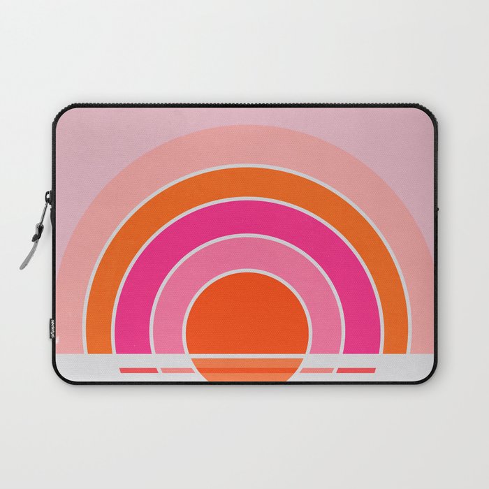 Rainbow sunset Laptop Sleeve Gallery Image 1
