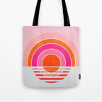 Rainbow sunset Tote Bag Gallery Image 1