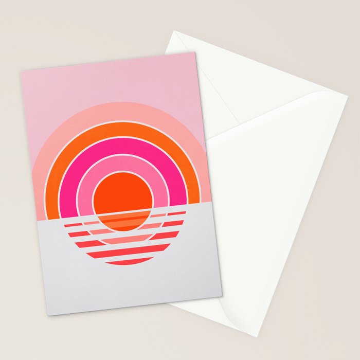 Rainbow sunset Stationery Card Gallery Image 2