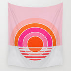 Rainbow sunset Wall Tapestry Gallery Image 4