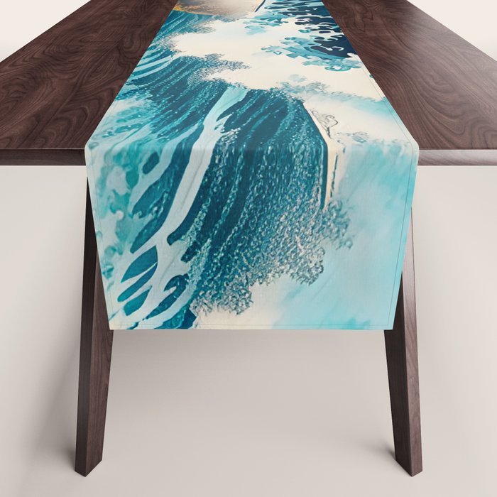 The Urge - A Contemporary Ukiyo-e Nature Landscape Table Runner Gallery Image 1