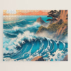 The Urge - A Contemporary Ukiyo-e Nature Landscape Jigsaw Puzzle Gallery Image 1