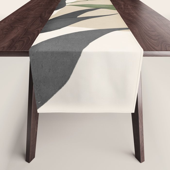 Abstract Art Tropical Leaves 74 Table Runner Gallery Image 1