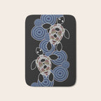 Authentic Aboriginal Art - Sea Turtles 2 Bath Mat Gallery Image 1