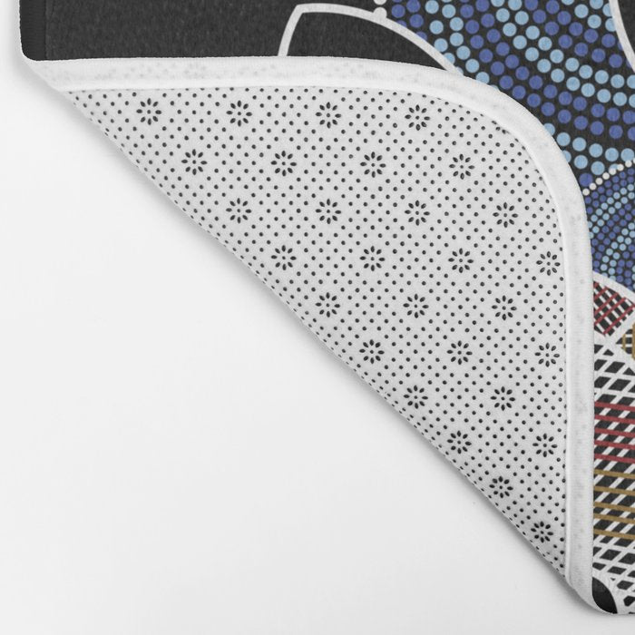 Authentic Aboriginal Art - Sea Turtles 2 Bath Mat Gallery Image 2