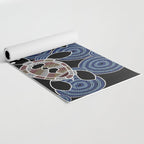 Authentic Aboriginal Art - Sea Turtles 2 Yoga Mat Gallery Image 2