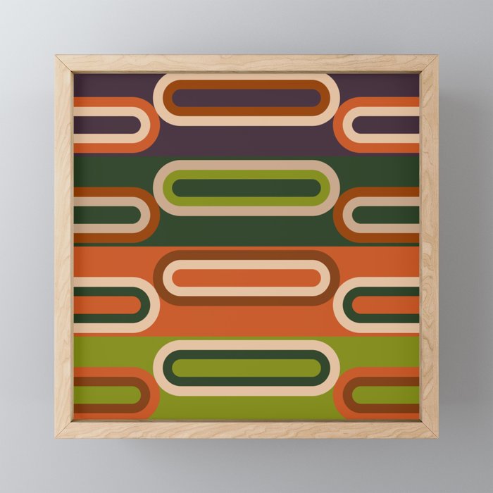 Mid Century Modern Geometry Mini Art Print Gallery Image 1