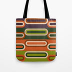 Mid Century Modern Geometry Tote Bag Gallery Image 1