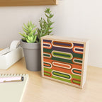Mid Century Modern Geometry Mini Art Print Gallery Image 2