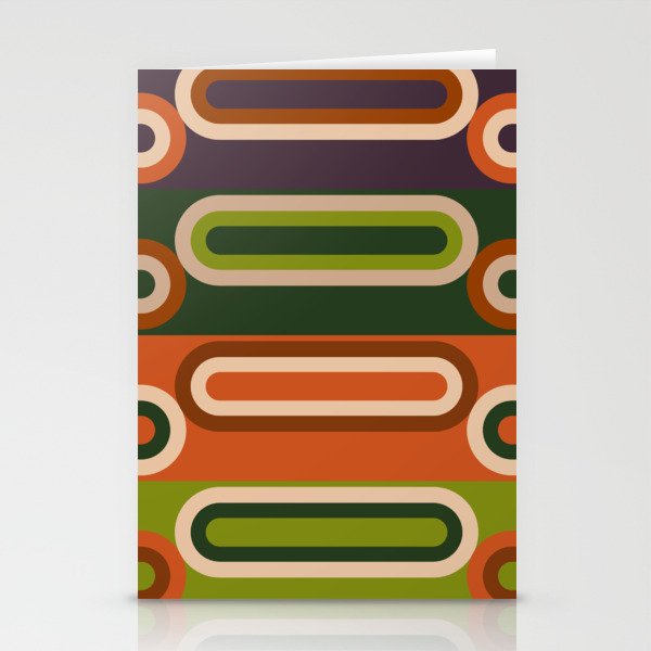 Mid Century Modern Geometry Stationery Card Gallery Image 1