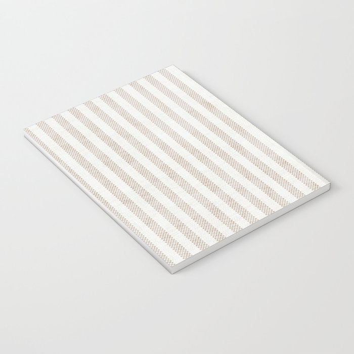  AEGEAN WIDE TICKING STRIPE JUTE Notebook Gallery Image 3