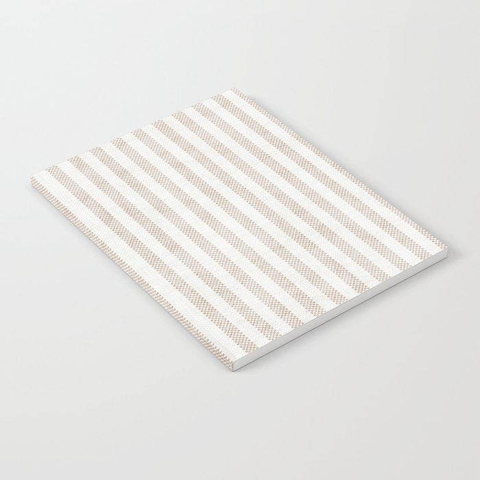  AEGEAN WIDE TICKING STRIPE JUTE Notebook Gallery Image 1