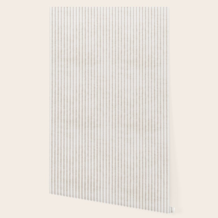  AEGEAN WIDE TICKING STRIPE JUTE Wallpaper Gallery Image 2