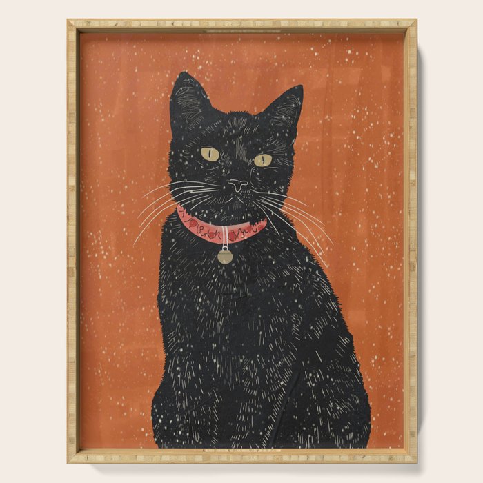 Black Cat 9 Serving Tray Gallery Image 1