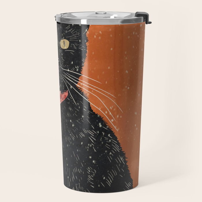 Black Cat 9 Travel Mug Gallery Image 2