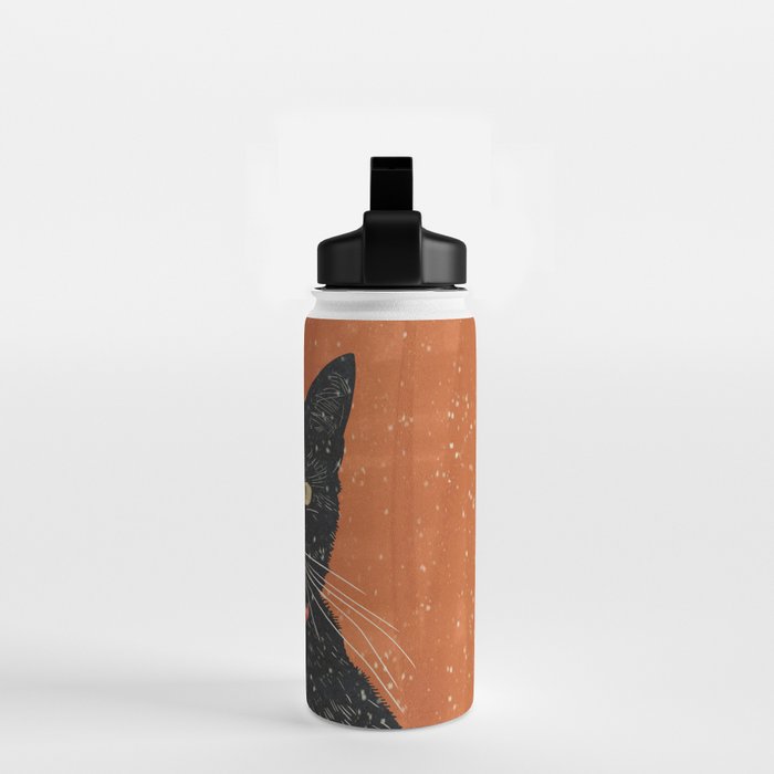 Black Cat 9 Water Bottle Gallery Image 2