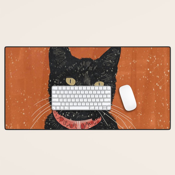 Black Cat 9 Desk Mat Gallery Image 1