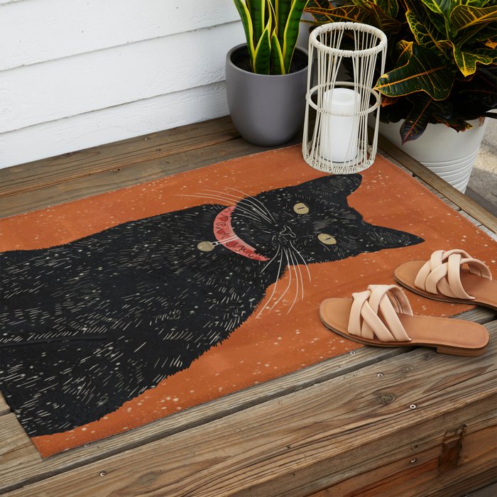 Black Cat 9 Outdoor Rug Gallery Image 2