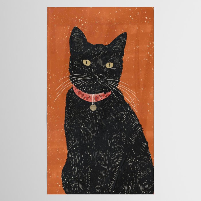Black Cat 9 Tablecloth Gallery Image 2