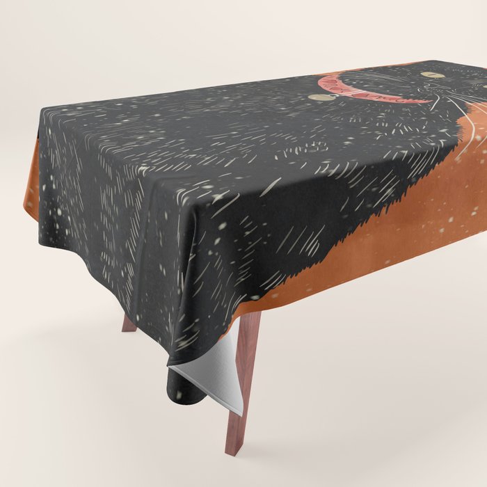 Black Cat 9 Tablecloth Gallery Image 1