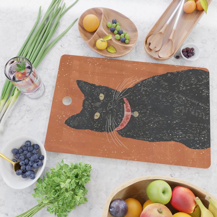Black Cat 9 Cutting Board Gallery Image 2