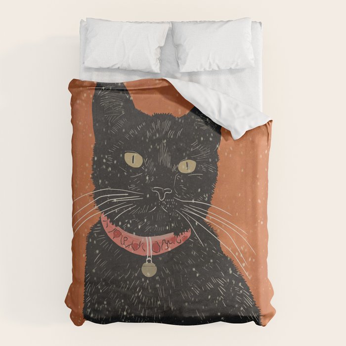 Black Cat 9 Duvet Cover Gallery Image 1