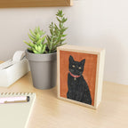 Black Cat 9 Mini Art Print Gallery Image 2