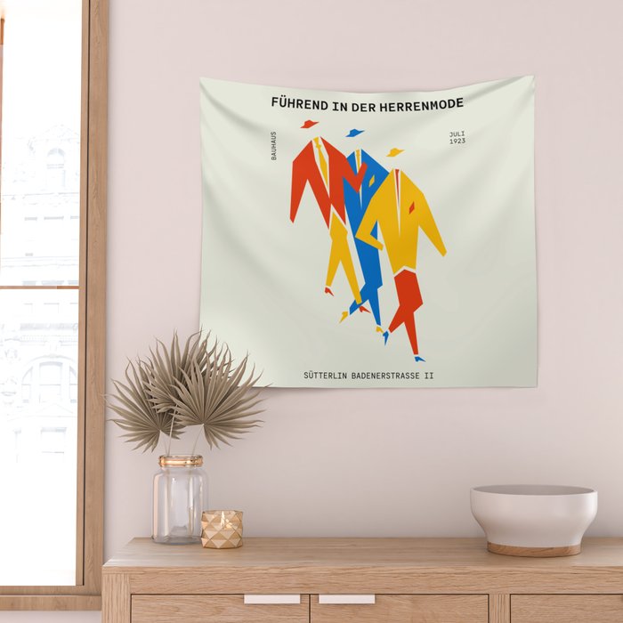 Men | Bauhaus IV: Off-White Edition Wall Tapestry Gallery Image 2
